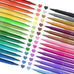30 Colors Felt Tip Pens, Medium Point Felt Pens